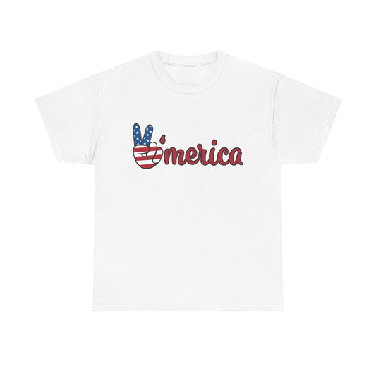 America Unisex Heavy Cotton Tee